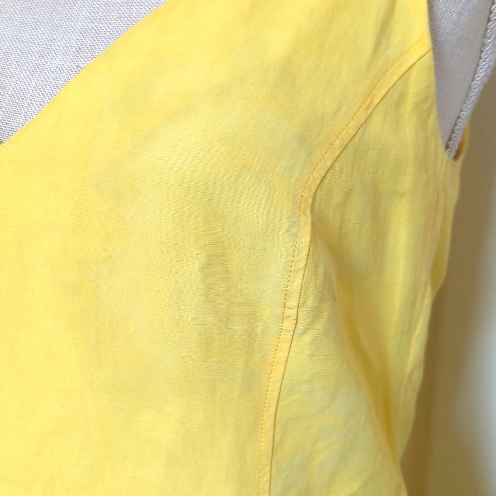 Kenzo Limone Yellow Sleeveless Dress - Picture 9 of 13